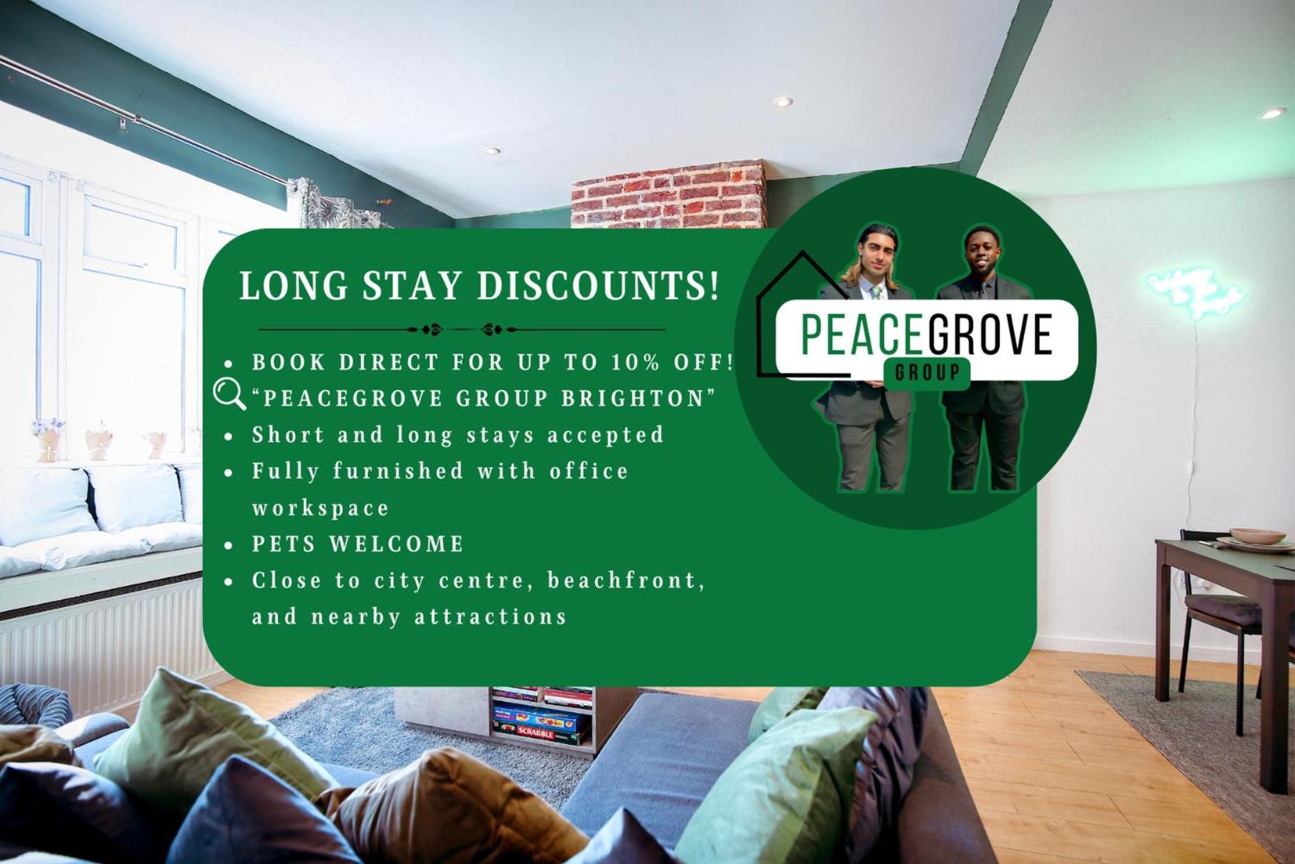 Three Bedroom House By Peacegrove Homes Short Lets & Serviced Accommodation Brighton With Free Wifi & Pet Friendly Buitenkant foto