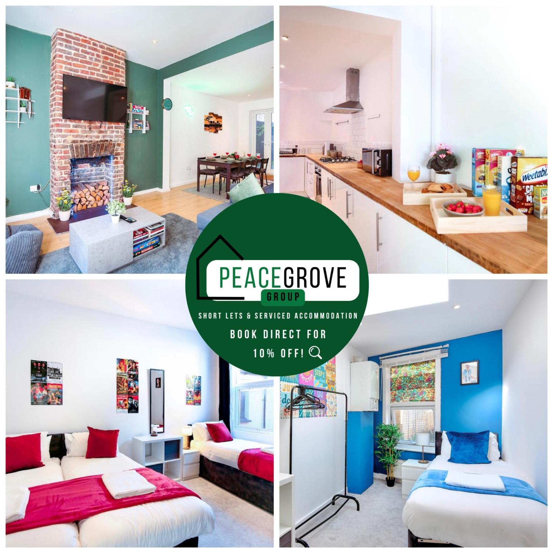 Three Bedroom House By Peacegrove Homes Short Lets & Serviced Accommodation Brighton With Free Wifi & Pet Friendly Buitenkant foto